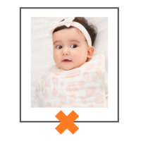 Baby slabber en haarband Panter roze